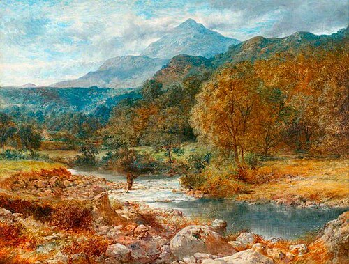 Moel Siabod, from Capel Curig, 1860, John Finnie