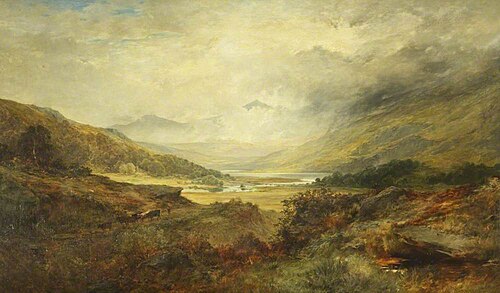 Snowdon from Capel Curig, 1870, John Finnie