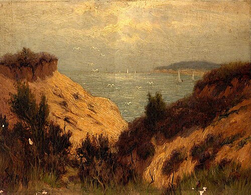 View of Christchurch Harbour, , Sidney Pike