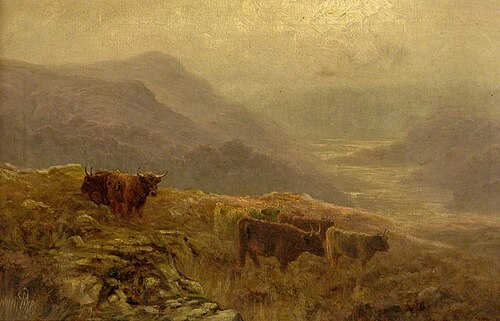 Landscape with Cattle, , Sidney Pike