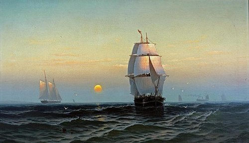The Voyage Nearly Ended, 1877, George Emerick Essig