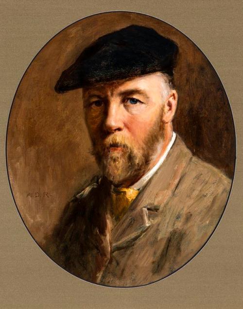 Self Portrait, 1891, Archibald David Reid