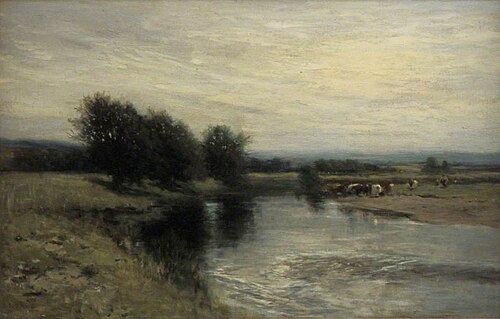 Cows by a River, , Archibald David Reid