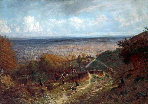 Cub Hunting in Surrey, 1873, George William Mote