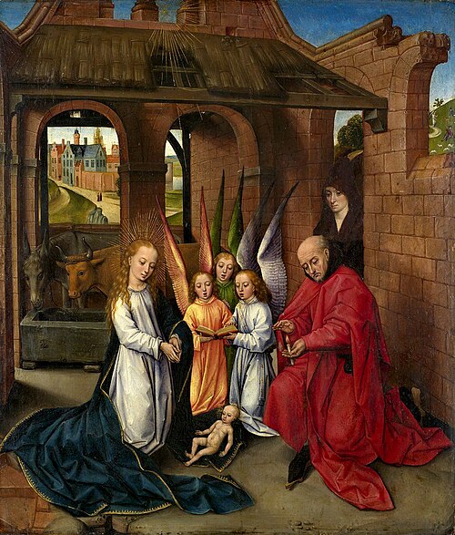 la Nativité, 1436, Maître de l'Adoration des mages du Prado