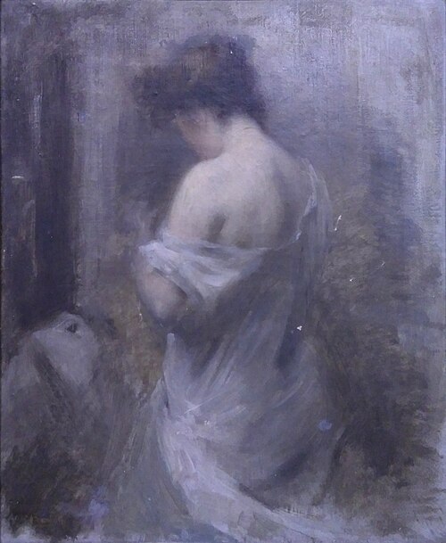 Femme à sa toilette, 1900, Armand Berton