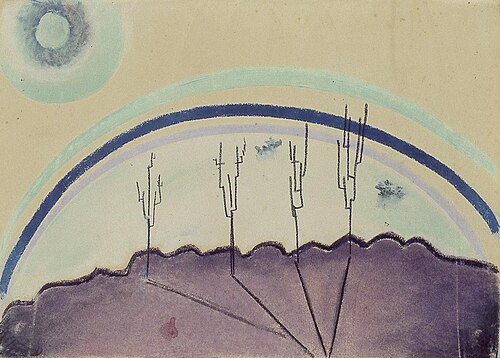 Landscape, 1915, Theo van Doesburg