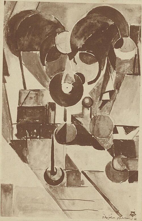 Stilleven, 1916, Theo van Doesburg