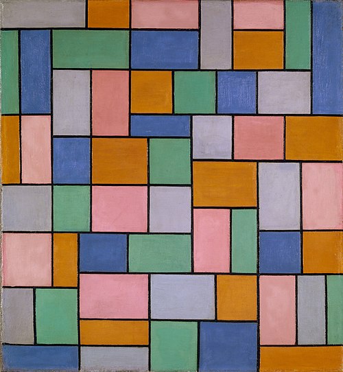 Composition in dissonances, 1918, Theo van Doesburg