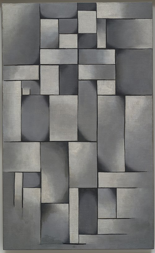 Composition in Gray (Rag-time), 1919, Theo van Doesburg