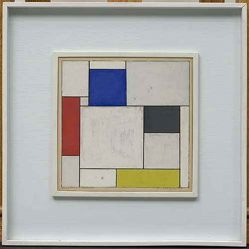 Composition décentralisée, 1924, Theo van Doesburg