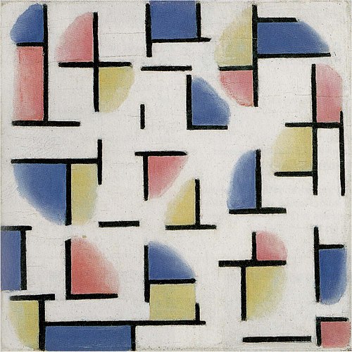 Variation on Composition XIII, 1918, Theo van Doesburg