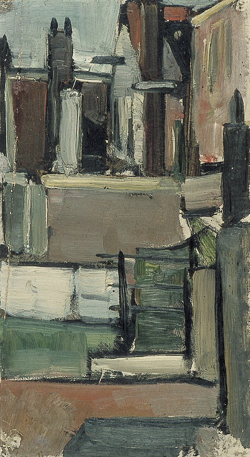 Maisons, 1918, Theo van Doesburg