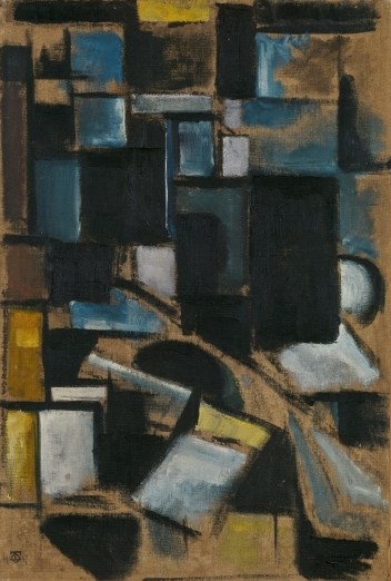 Study for Composition X, 1917, Theo van Doesburg