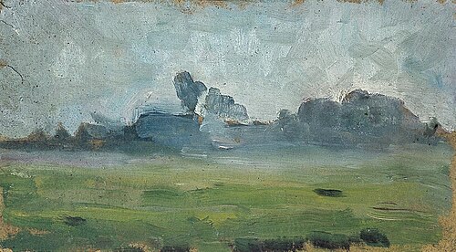 Sketch of a Landscape, 1901, Theo van Doesburg