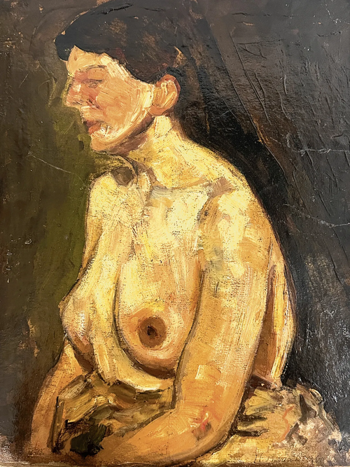 Female Nude, 1904, Theo van Doesburg