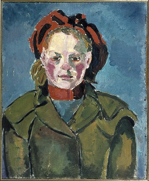 Portret van een meisje, 1915, Theo van Doesburg