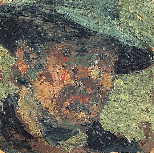 Portret van een man met hoed, 1910, Theo van Doesburg