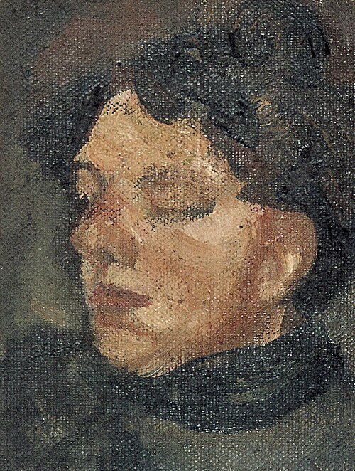 Portret van Agnita Feis, 1907, Theo van Doesburg