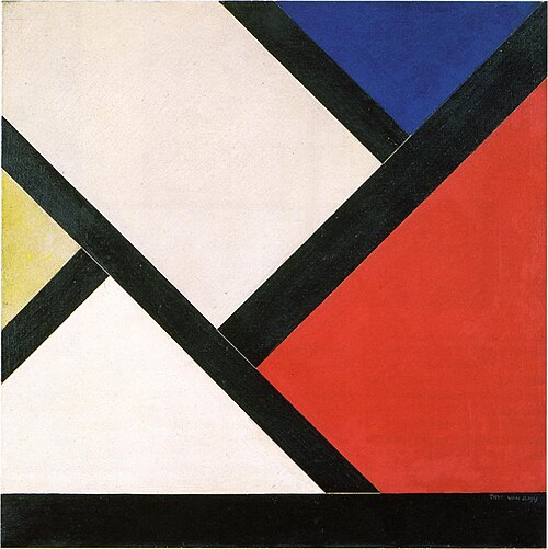 Contra-compositie XIV, 1925, Theo van Doesburg
