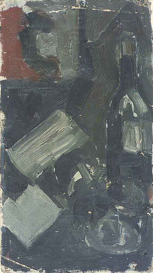 Still Life with Bottle, 1919, Theo van Doesburg