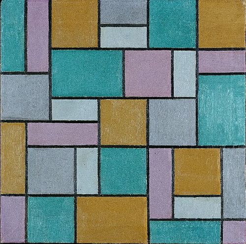 Composition XVII, 1919, Theo van Doesburg