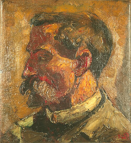 Portret van Christian Leibbrandt, 1908, Theo van Doesburg