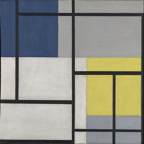 Simultaneous Composition, 1929, Theo van Doesburg