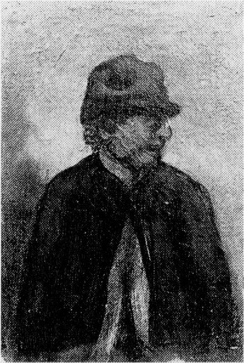Man met hoed, 1905, Theo van Doesburg