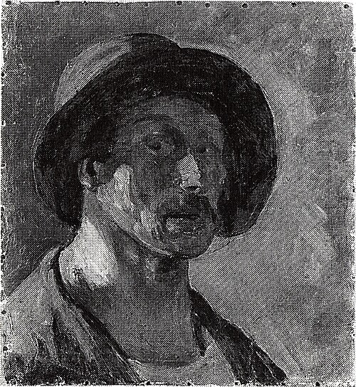 Zelfportret met hoed, 1906, Theo van Doesburg