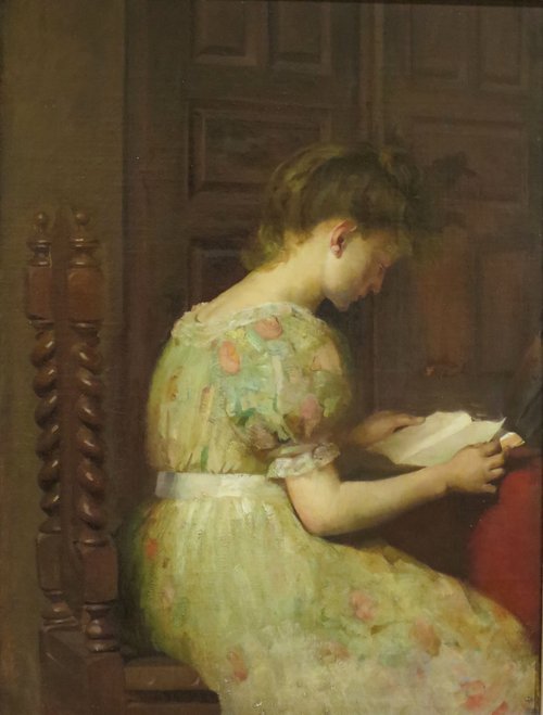 Girl Reading, 1500, Mary C. Wheeler