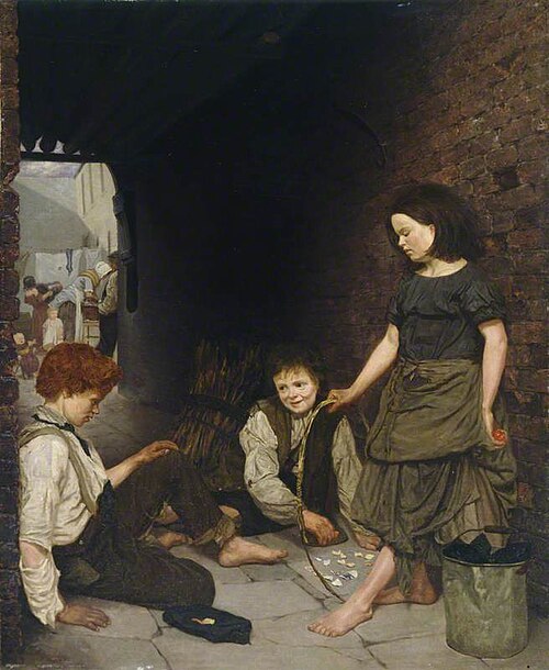 Manchester and Salford Children, 1861, Thomas Armstrong