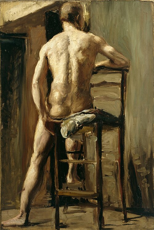 Male Figure Seated, 1909, Maxwell Gordon Lightfoot