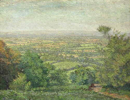 Landscape, Abergavenny, 1910, Maxwell Gordon Lightfoot