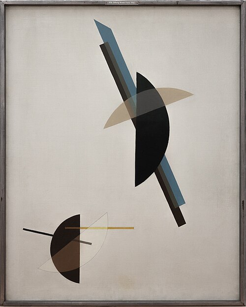 On White Ground, 1923, László Moholy-Nagy