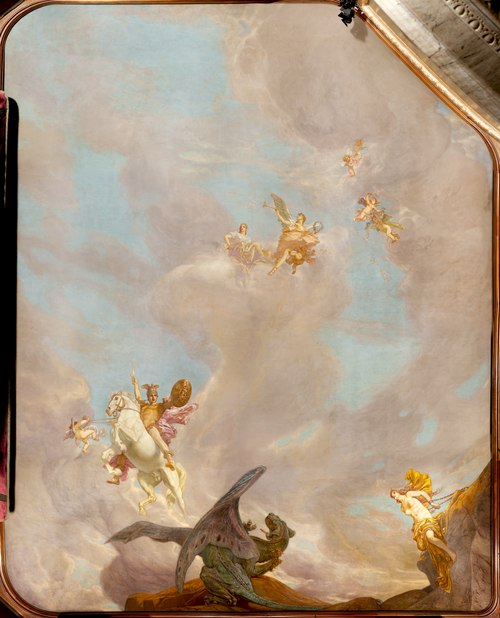 Perseus Releases Andromeda, 1918, Julius Kronberg