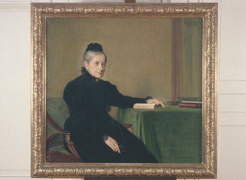 Johanna Kempe, née Wallis (1818-1909), 1897, Julius Kronberg