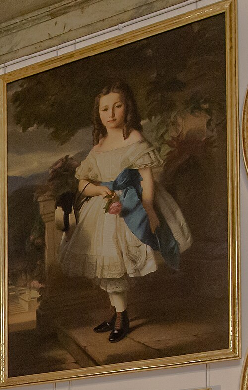 Portrait of Agnes von Hallwyl (1856-1866), copy, 1921, Julius Kronberg