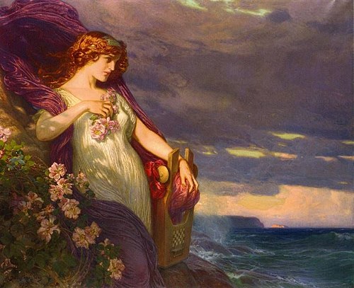Sappho, 1913, Julius Kronberg