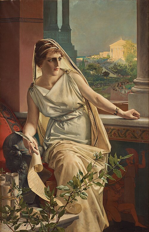 Hypatia, 1889, Julius Kronberg