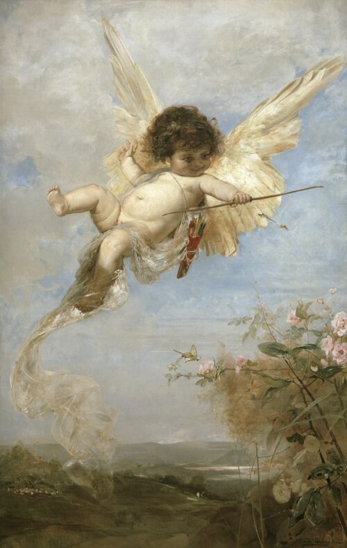 Cupid, 1878, Julius Kronberg