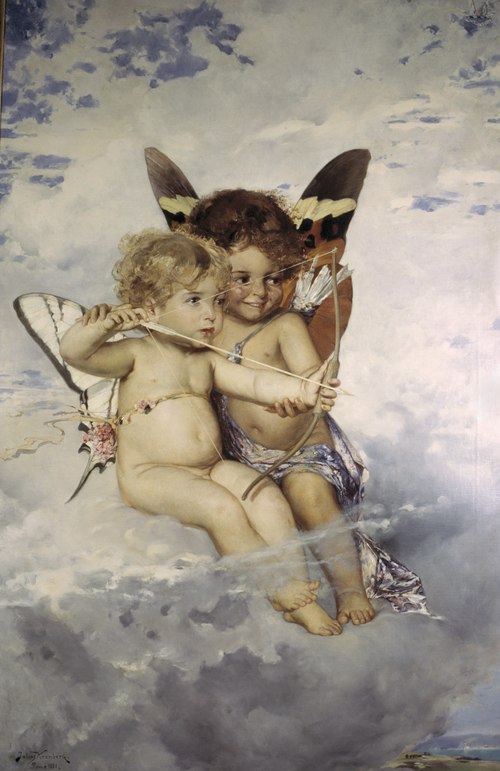 Cupids, 1881, Julius Kronberg