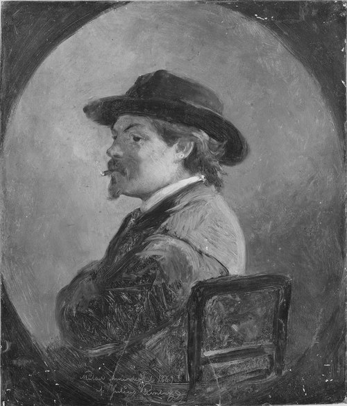 Anders Olsson Montan (1845-1917), konstnär, 1869, Julius Kronberg