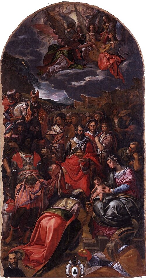 Anbetung der Könige, 1564, Hendrick van den Broeck