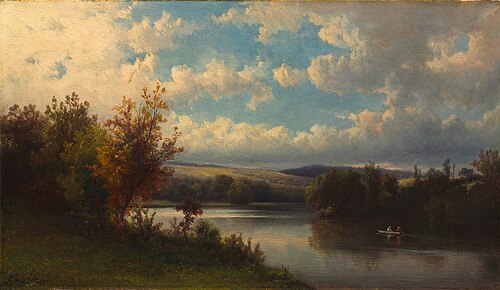 Landscape near Granby, Connecticut, , Hendrik Dirk van Elten Kruseman