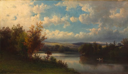 Landscape near Granby, Connecticut, 1874, Hendrik Dirk Kruseman van Elten