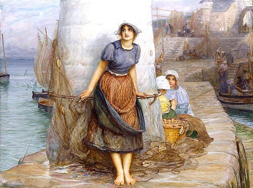 The Lass that a Sailor Loves, 1903, Robert Walker Macbeth