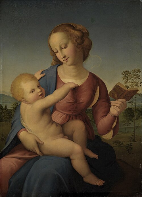 Kopie nach Raffaels Madonna aus dem Hause Colonna, , Jakob Schlesinger