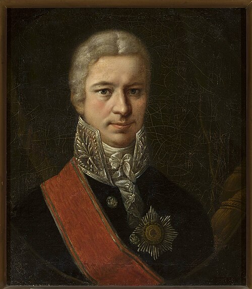 Portrait of Miączyński, voivode, 1816, Józef Brodowski
