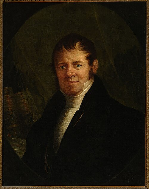 Portrait of Mikołaj Tyrchowski, professor at St. Anne's Secondary School, 1836, Józef Brodowski